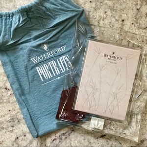 Waterford “Bamboo” 5x7 Crystal Frame